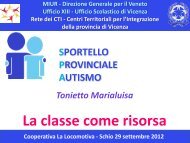 Presentazione di Tonietto Marialuisa - Sportello Provinciale Autismo