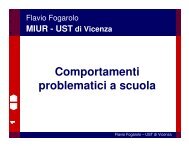 Relazione prof. Fogarolo - Sportello Provinciale Autismo