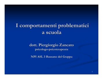 Relazione dr. Zancato
