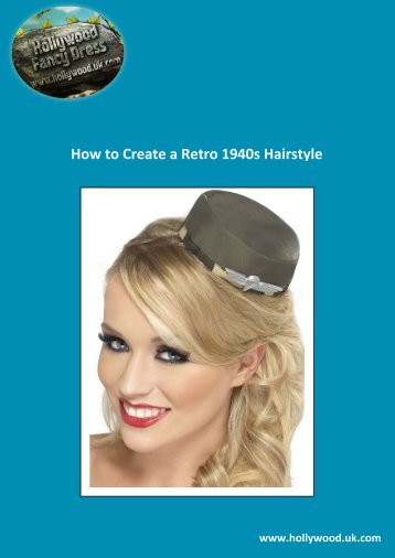 How to Create a Retro 1940s Hairstyle