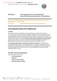 Merkblatt Chemikalienrecht im Detailhandel / Neue ... - Drogoserver.ch