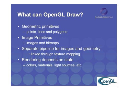 An Interactive Introduction to OpenGL Programming