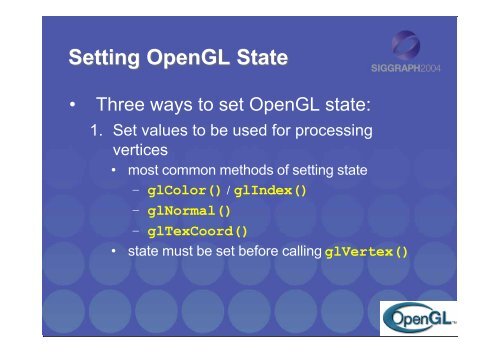 An Interactive Introduction to OpenGL Programming