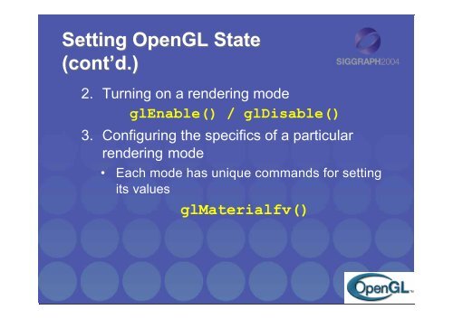 An Interactive Introduction to OpenGL Programming