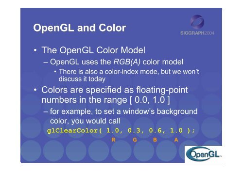 An Interactive Introduction to OpenGL Programming