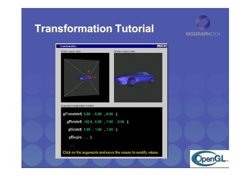 An Interactive Introduction to OpenGL Programming