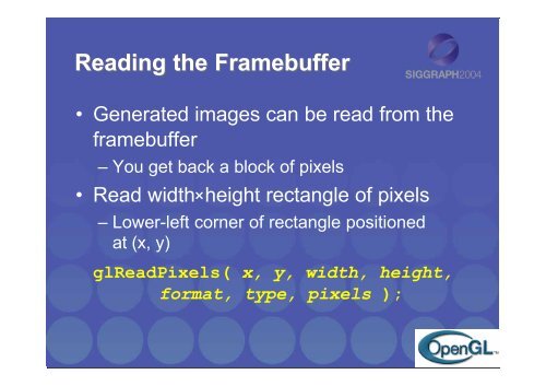 An Interactive Introduction to OpenGL Programming