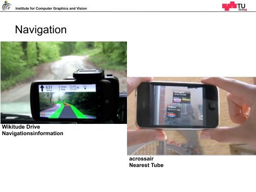 Mobile & Handheld Augmented Reality - Institute for Computer ...