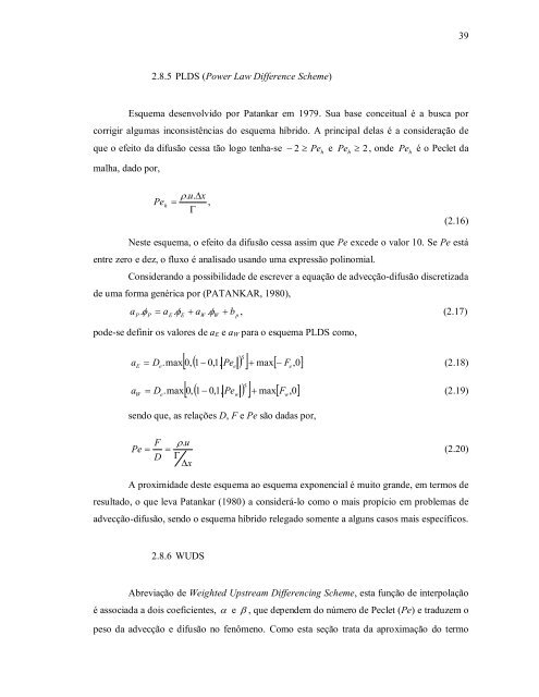 verificaÃ§Ã£o de funÃ§Ãµes de interpolaÃ§Ã£o em advecÃ§Ã£o-difusÃ£o 1d ...