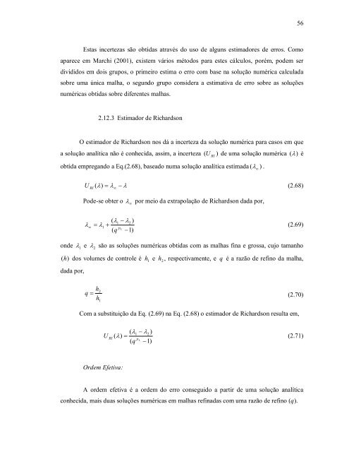 verificaÃ§Ã£o de funÃ§Ãµes de interpolaÃ§Ã£o em advecÃ§Ã£o-difusÃ£o 1d ...