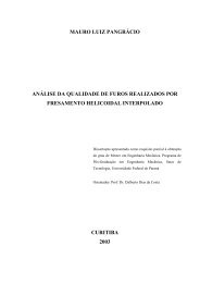 AnÃ¡lise da qualidade de furos realizados por fresamento helicoidal ...