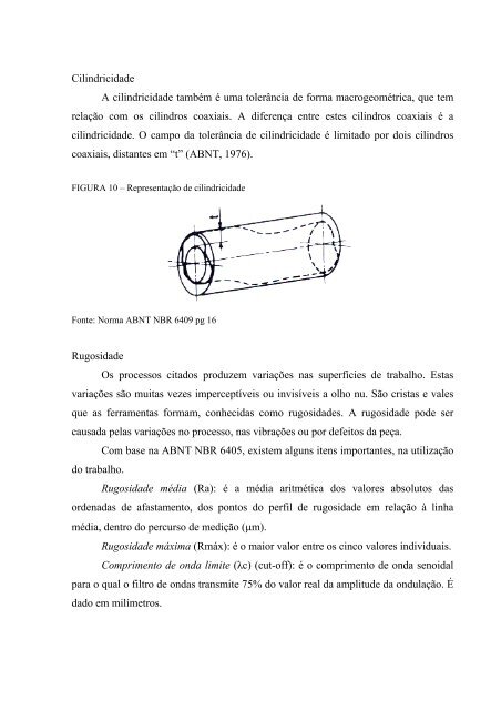 AnÃ¡lise da qualidade de furos realizados por fresamento helicoidal ...