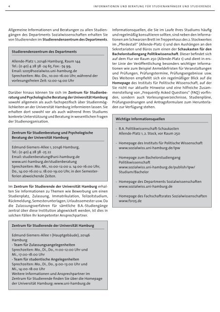 politikwissenschaft - Fachbereich Sozialwissenschaften - UniversitÃ¤t ...