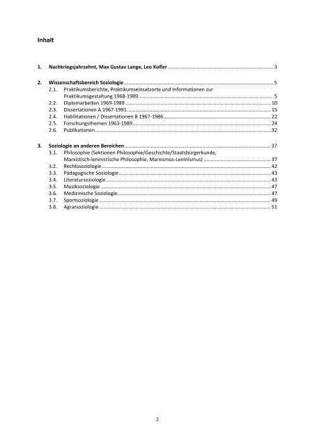 Anhang "Dokumentation zum Zeitraum 1945 â 1991 - Peer Pasternack