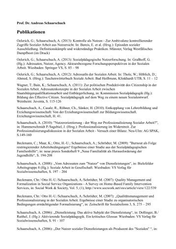 Publikationen (.pdf) - Sozialpädagogik