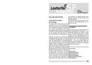 Lostorfer Rundschau - SP Lostorf