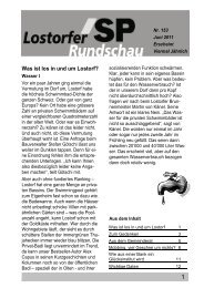 Rundschau 153 - SP Lostorf