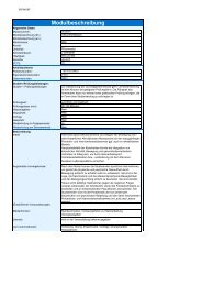 Modulbeschreibung