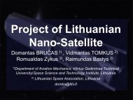 Project of Lithuanian Nano-Satellite