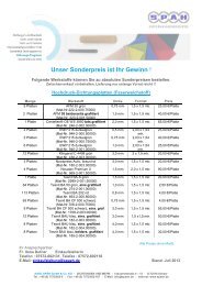 AktionsbÃ¶rse - SPÃH Dichtungen und Stanzteile