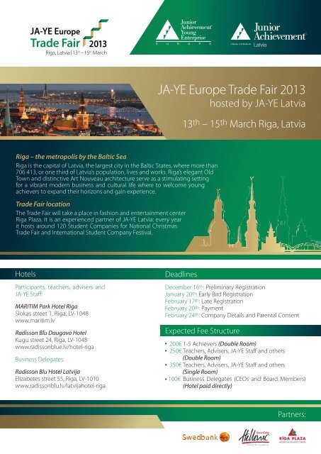 JA-YE Europe Trade Fair 2013