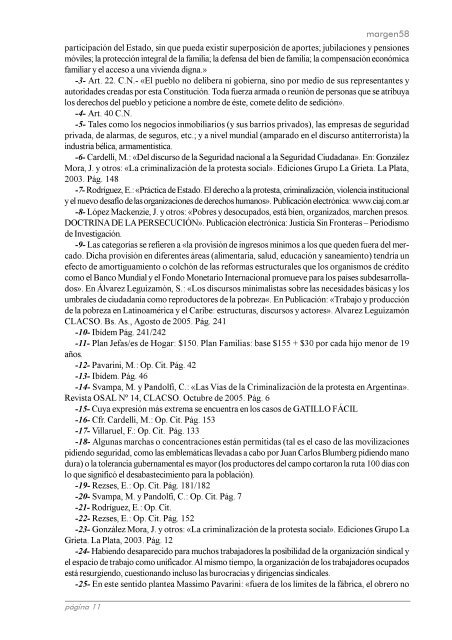 El derecho a la protesta en conflicto con el modelo Â«ciudadanoÂ».