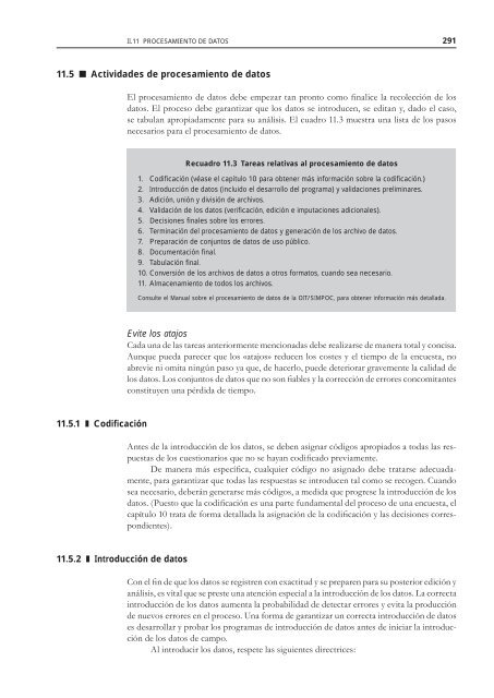 Manual sobre las metodologÃ­as para la recolecciÃ³n de datos a