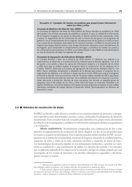 Manual sobre las metodologÃ­as para la recolecciÃ³n de datos a