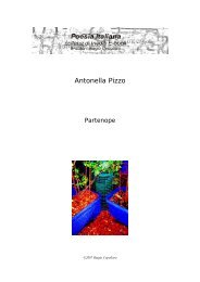 Antonella Pizzo, Partenope, inedito, 2007 - Biagio Cepollaro, poesia
