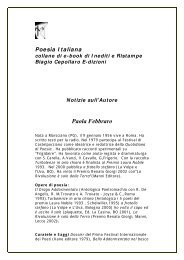 Paola Febbraro - Biagio Cepollaro, poesia