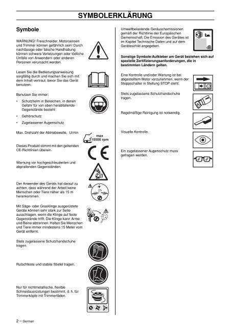 OM, 343 F, 345 FX, 345 FXT, 343 R, 345 RX, 2003-09 - Husqvarna