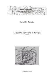 Luigi Di Ruscio - Biagio Cepollaro, poesia