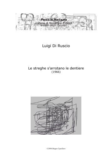 Luigi Di Ruscio - Biagio Cepollaro, poesia