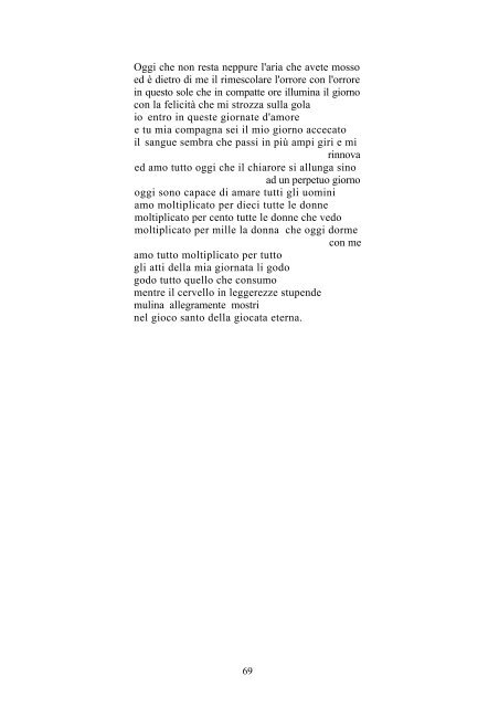 Luigi Di Ruscio - Biagio Cepollaro, poesia