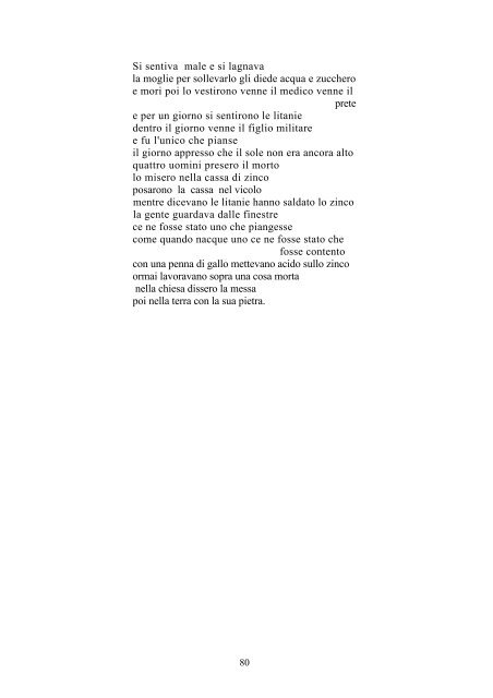 Luigi Di Ruscio - Biagio Cepollaro, poesia