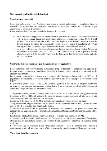 Nota del 30/10/09 - Info-Scuole