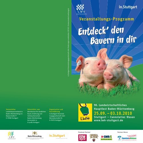 Veranstaltungs-Programm LWH 2010 - Landwirtschaftliches Hauptfest
