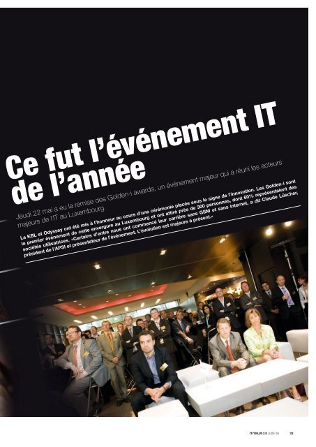 L'IT, partenaire du Business - ITnation