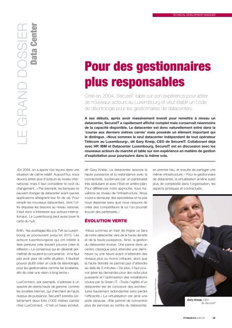 L'IT, partenaire du Business - ITnation