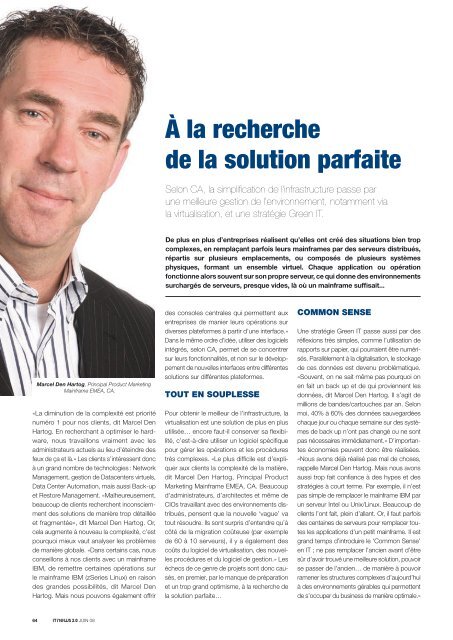 L'IT, partenaire du Business - ITnation