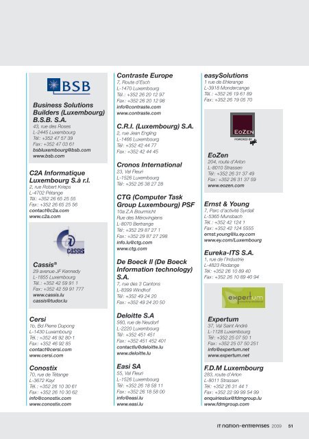 CONSULTANCE ET DÃVELOPPEMENT - ITnation