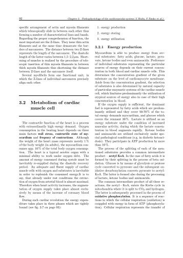 3.2 Metabolism of cardiac muscle cell