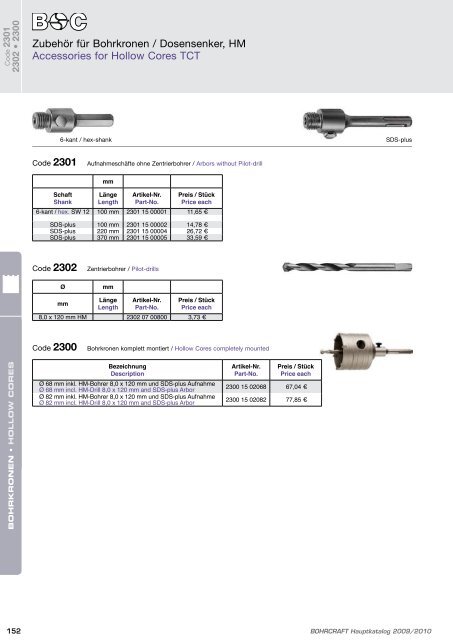 Bohrcraft Katalog - Gama - profesionalni alati