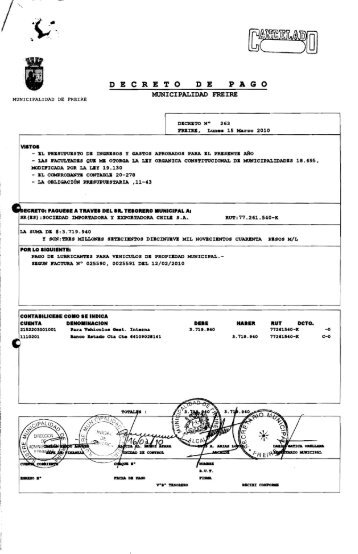 DECRETO D E - Municipalidad de Freire