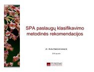 SPA paslaugÅ³ klasifikavimo metodinÃ·s rekomendacijos