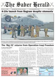 A-10s launch from Bagram despite elements - Spangdahlem Air Base