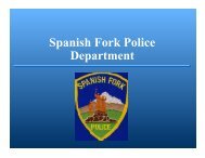 Spanish Fork Police Department