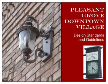 Downtown Design Guidelines - Pleasant Grove City