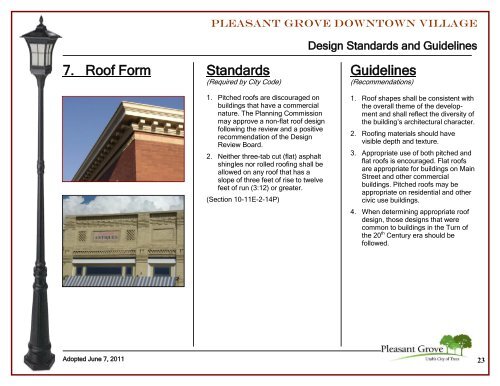 Downtown Design Guidelines - Pleasant Grove City