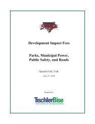 Development Impact Fees - Spanish Fork